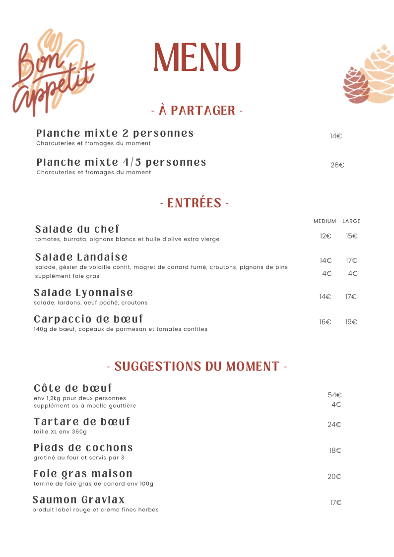 Menu Le Ribote-8