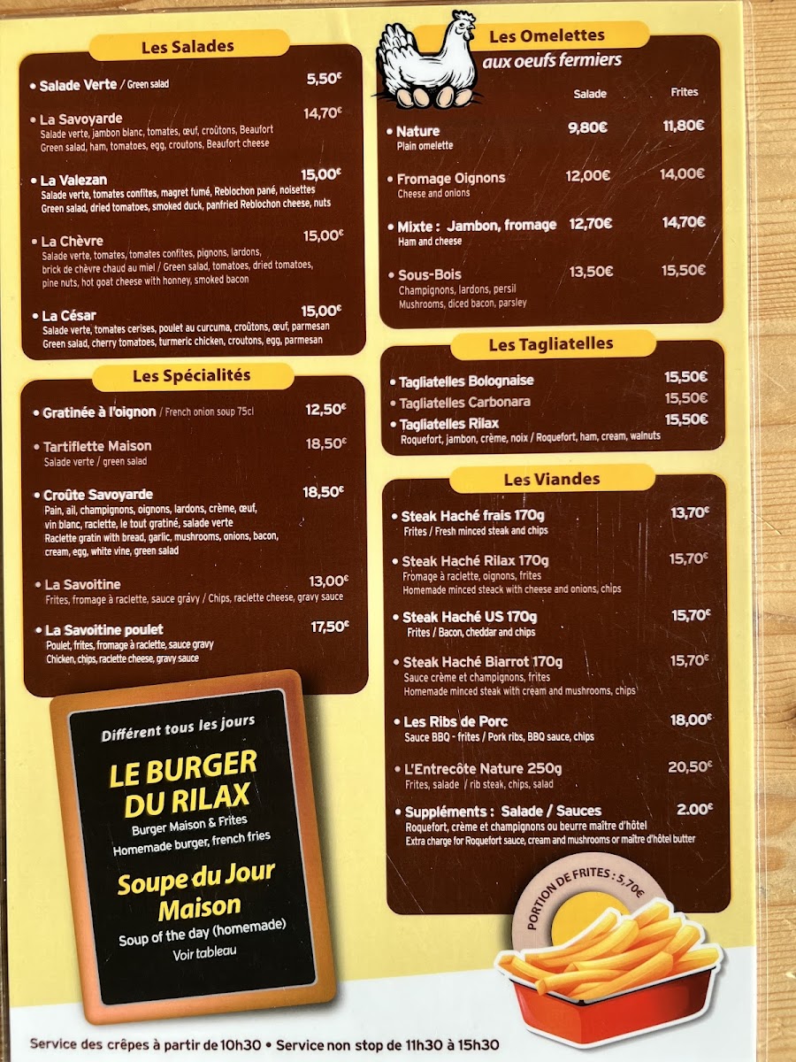 Menu Le Rilax-1