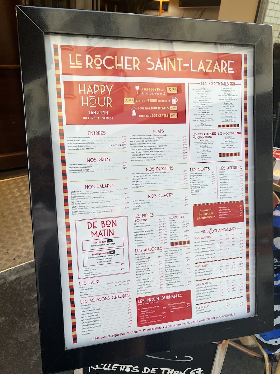 Menu Le Rocher Saint-Lazare-10