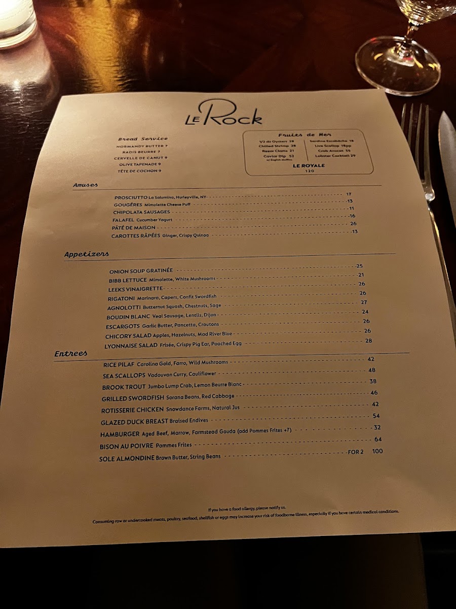 Menu Le Rock-8