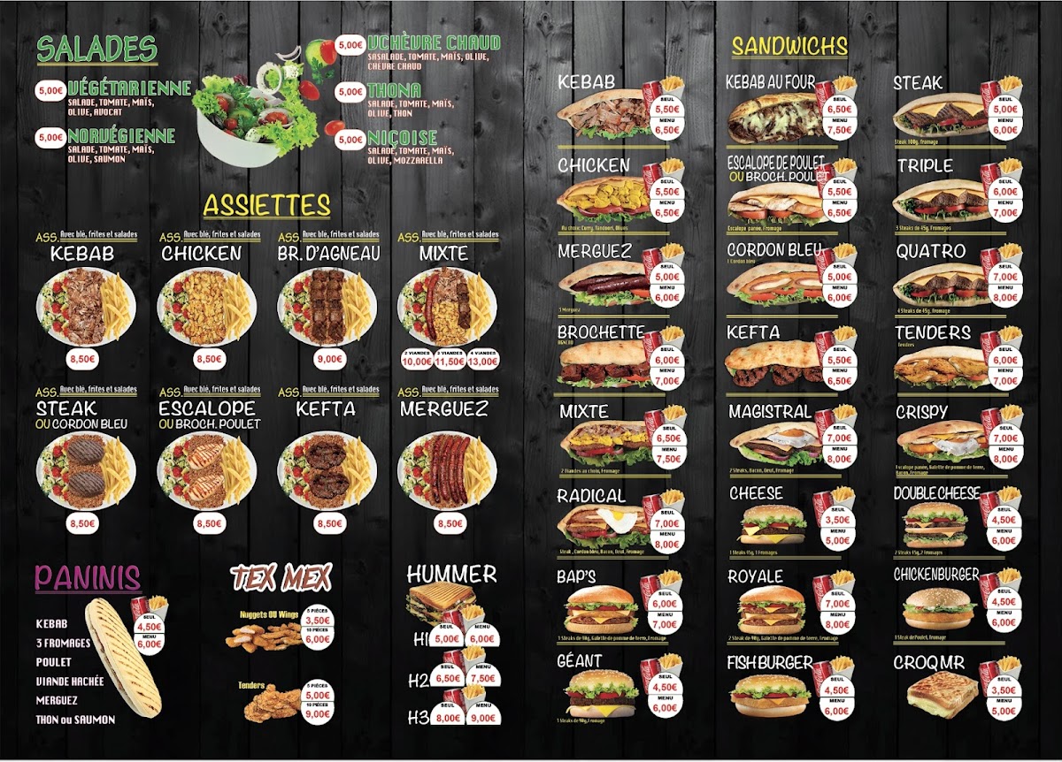 Menu Le Roi Tacos -La Clef Saint Pierre-2