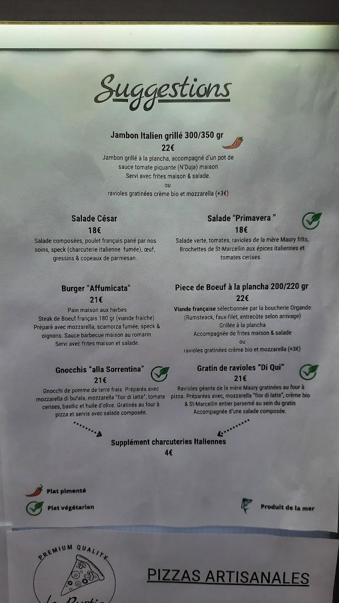Menu Le Rustic-1