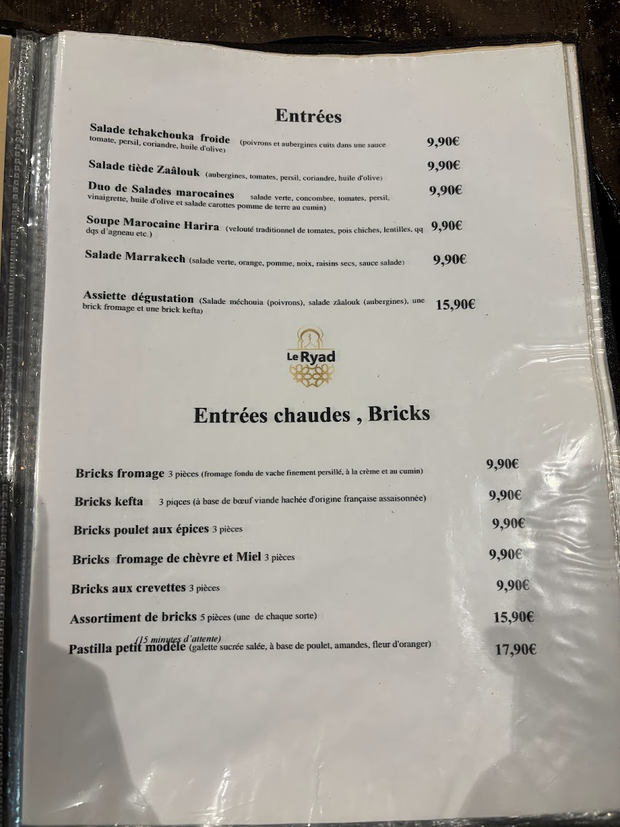 Menu Le Ryad-3