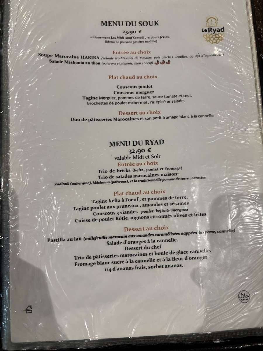Menu Le Ryad-5
