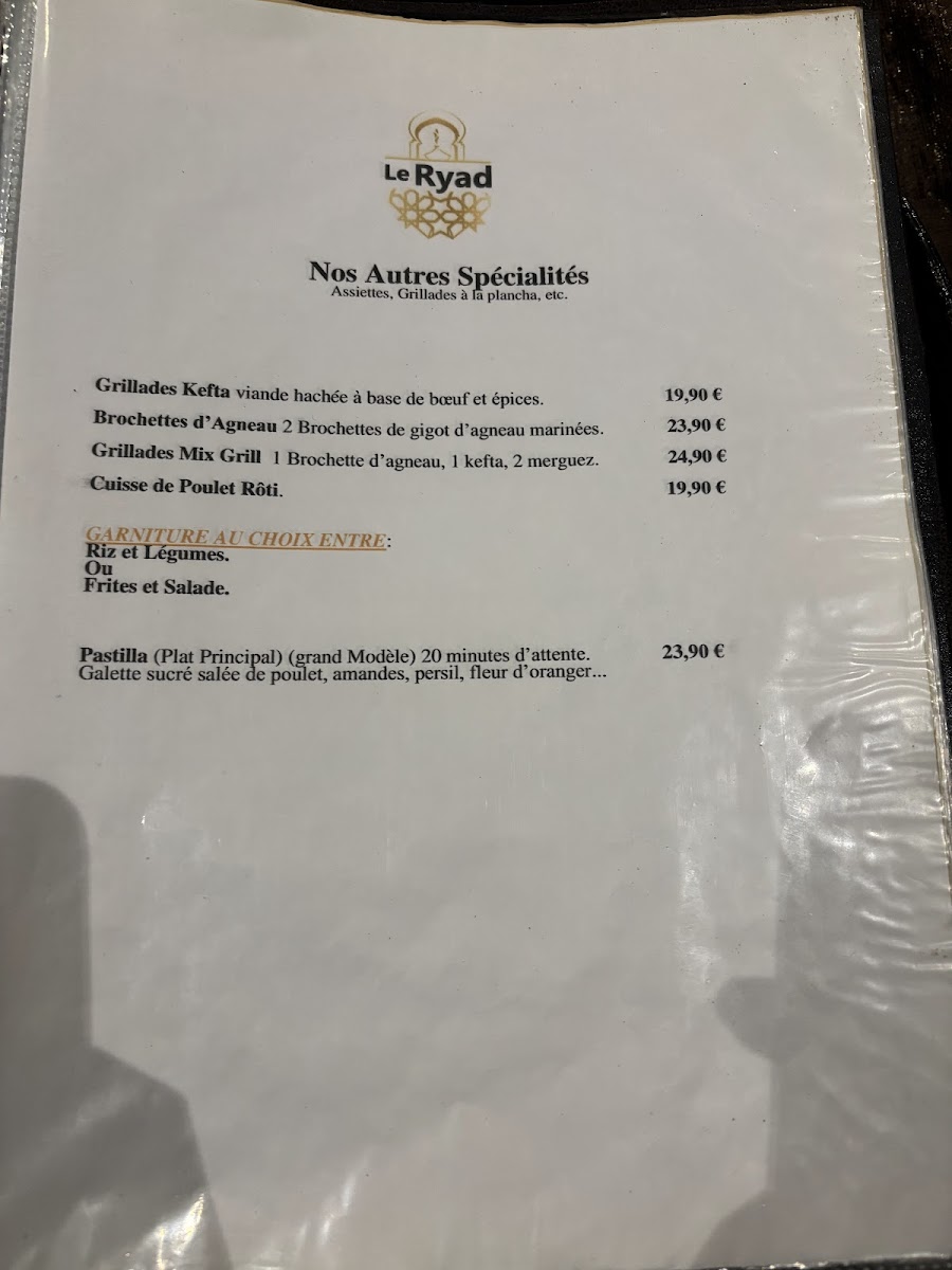 Menu Le Ryad-8