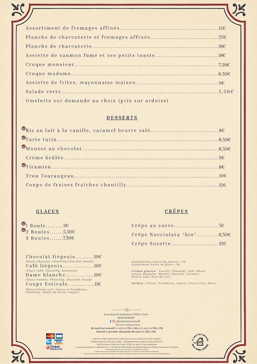 Menu Le Saint Germain-2