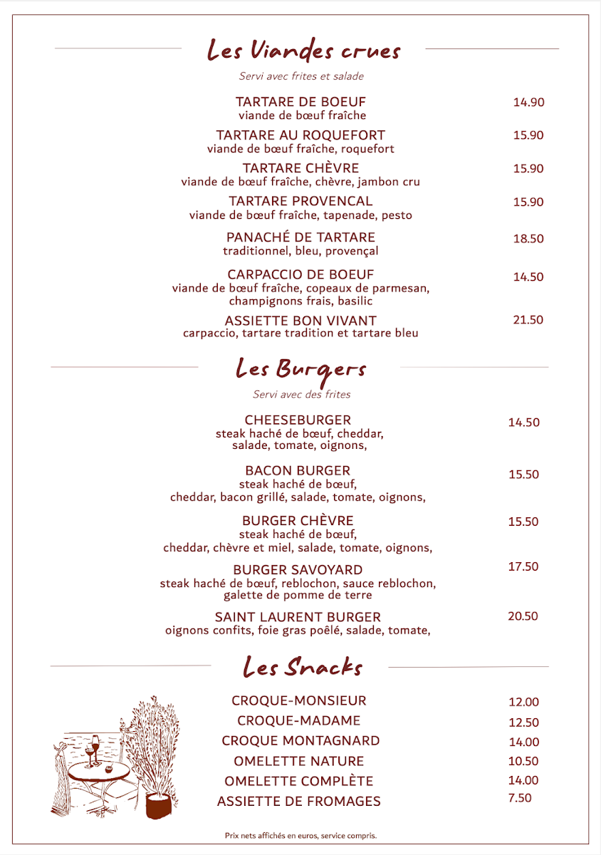 Menu Le Saint-Laurent Café-2