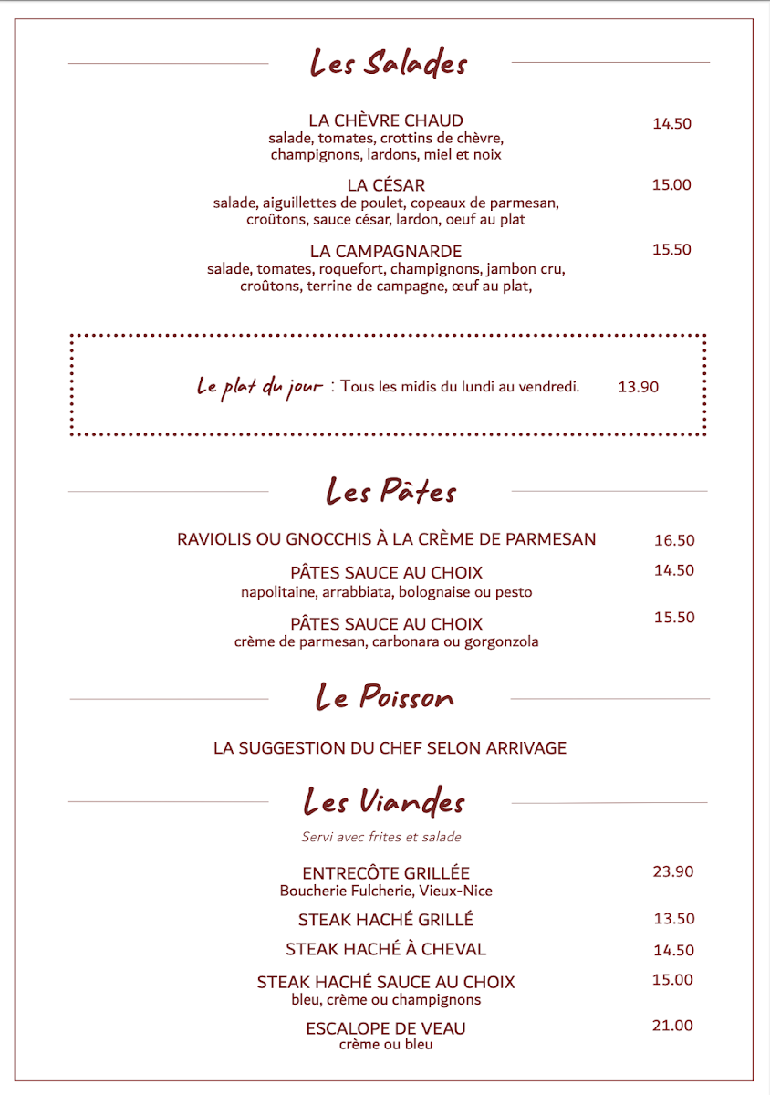 Menu Le Saint-Laurent Café-3