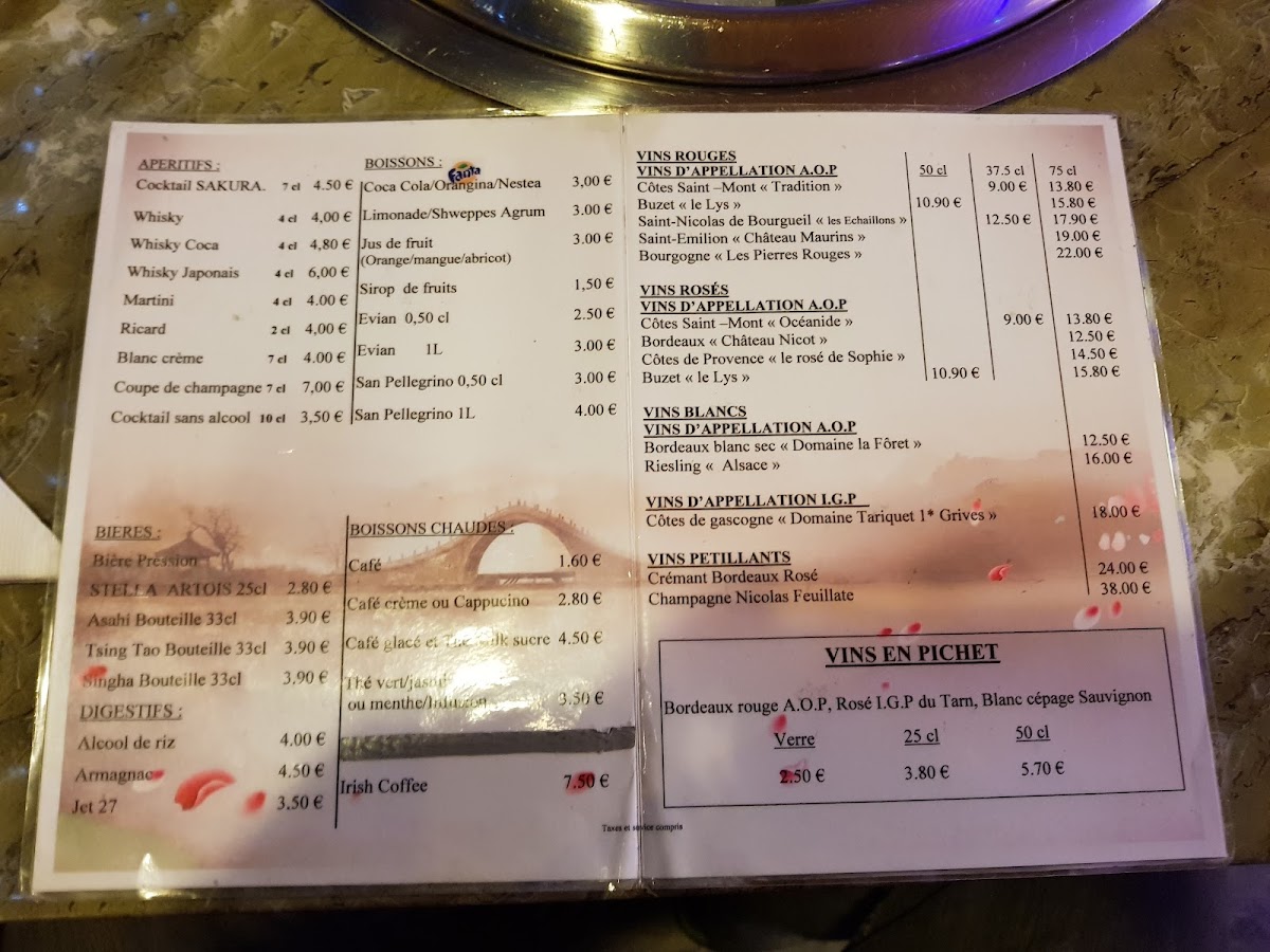 Menu Le Sakura-2
