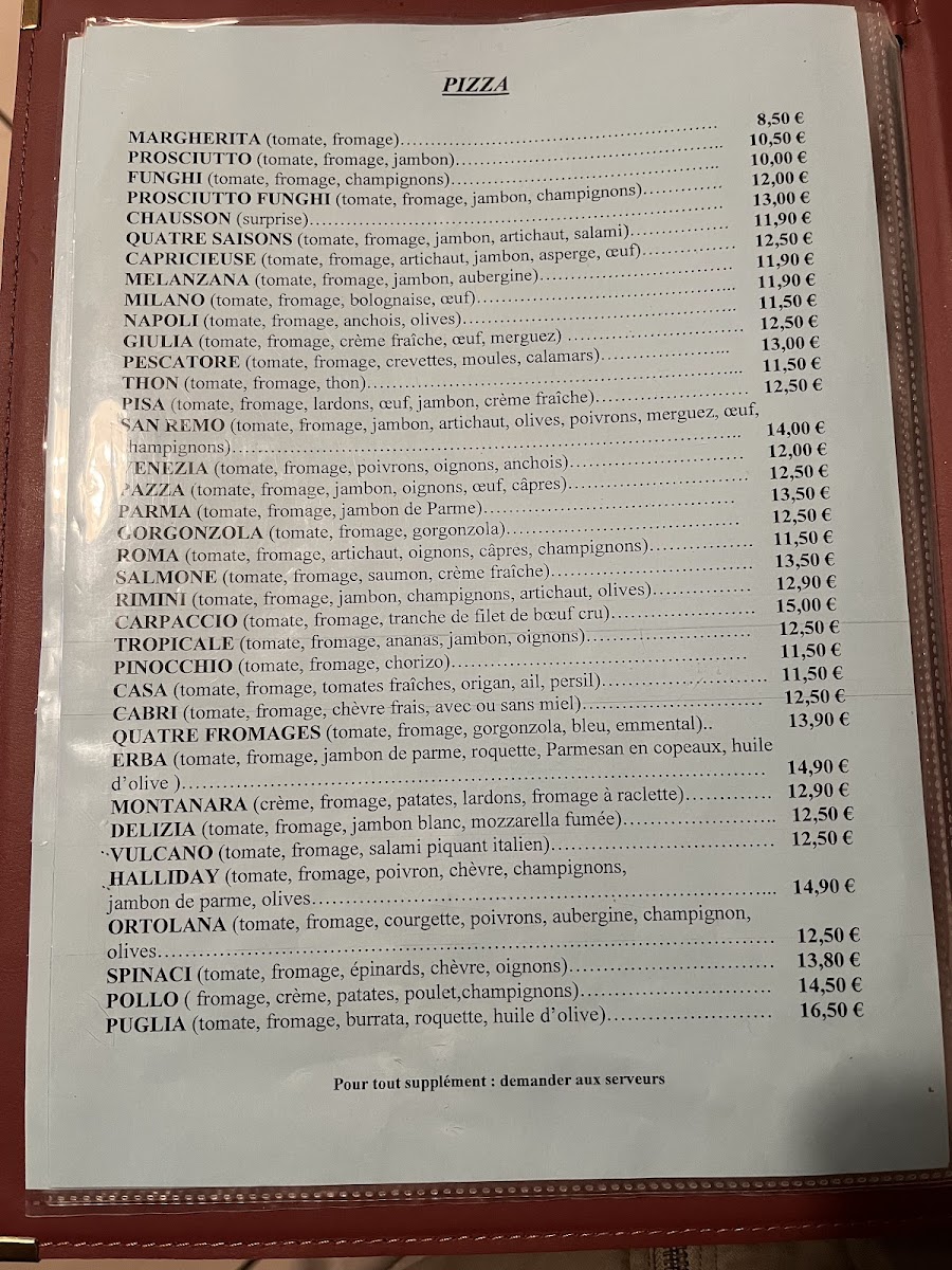 Menu Le San Remo-1
