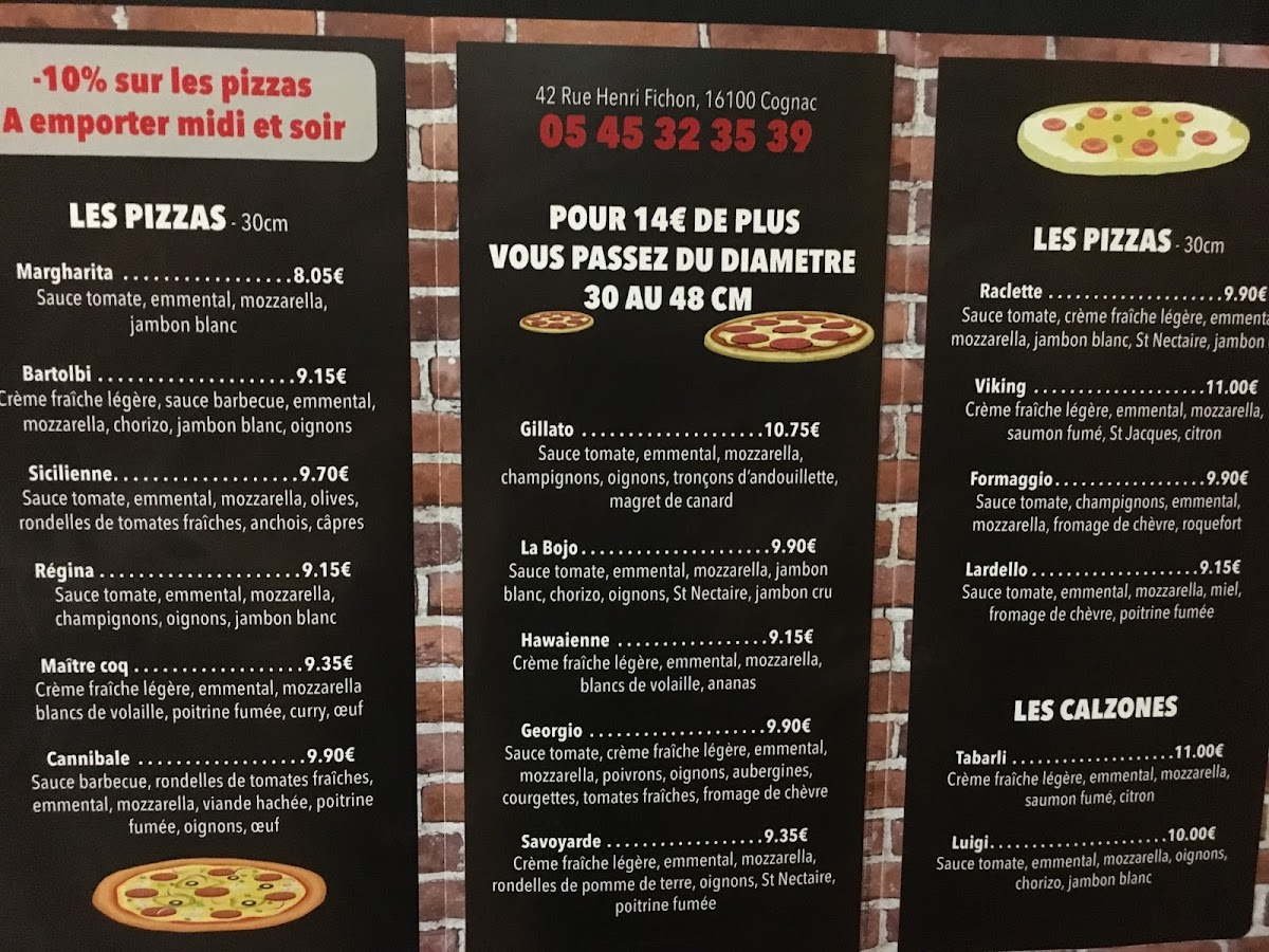 Menu Le Sarment Brulant-10