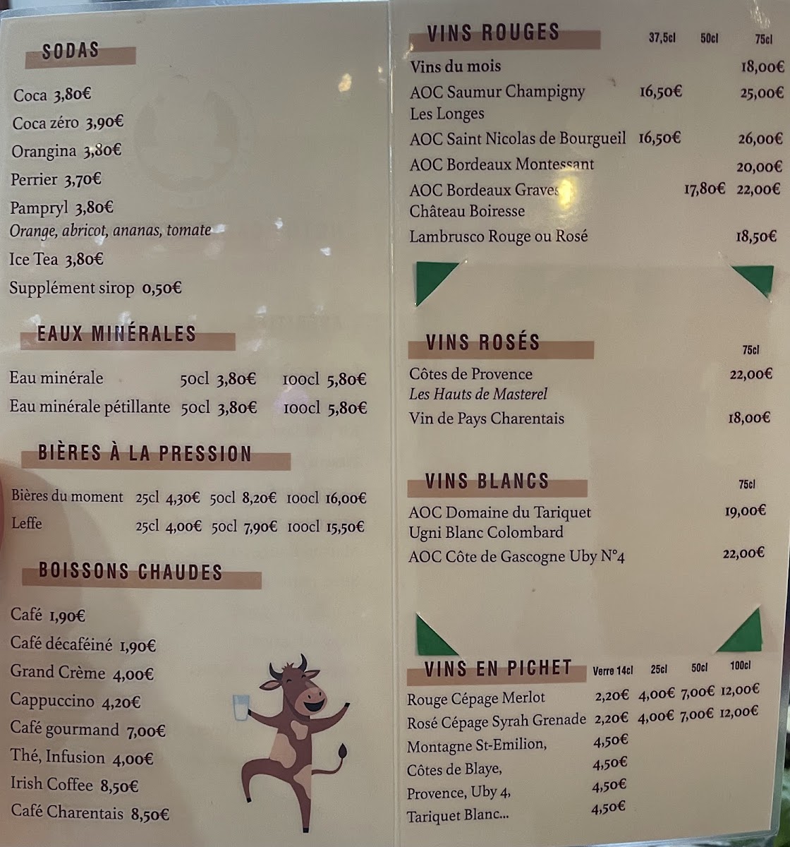 Menu Le Sarment Brulant-2