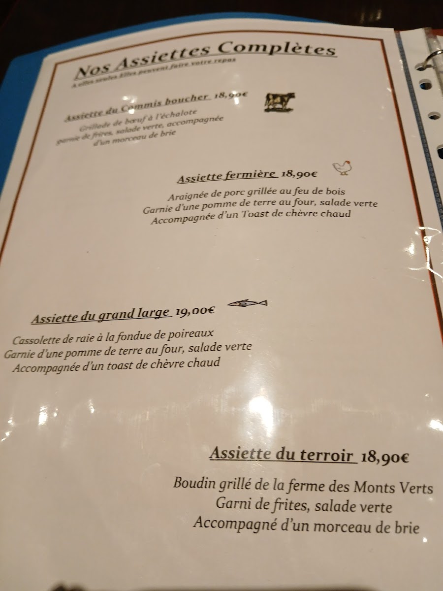 Menu Le Sarment Brulant-7