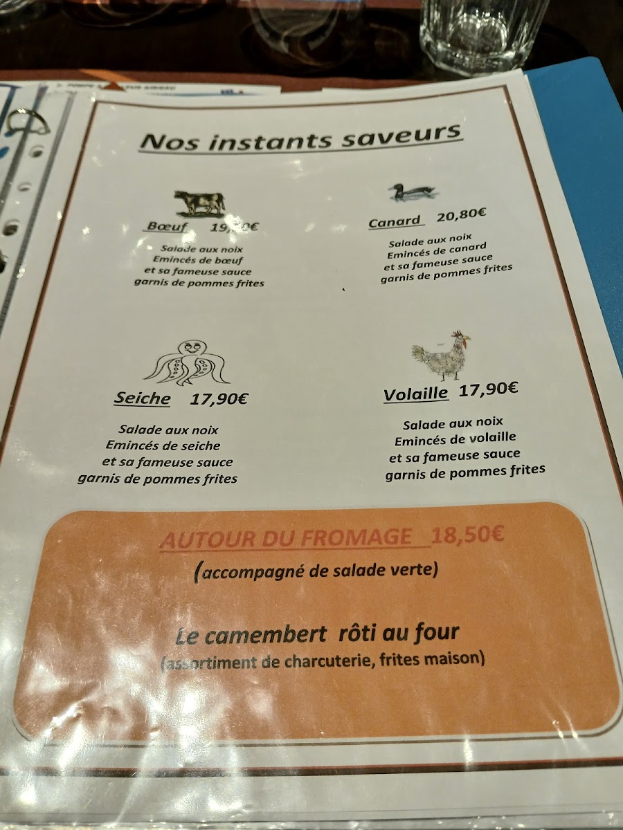 Menu Le Sarment Brulant-9
