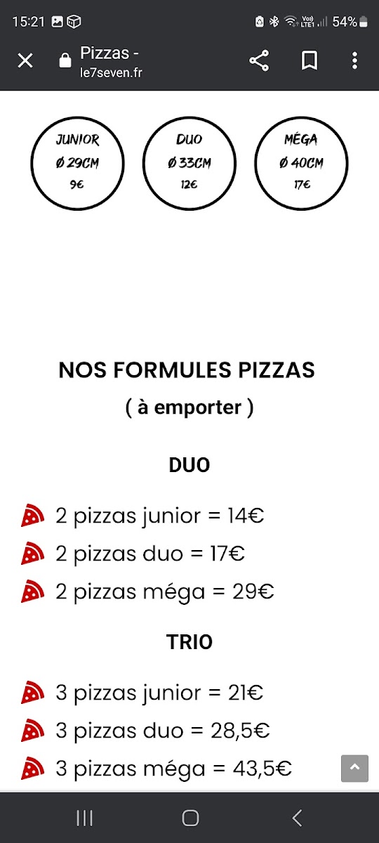 Menu Le Seven-3