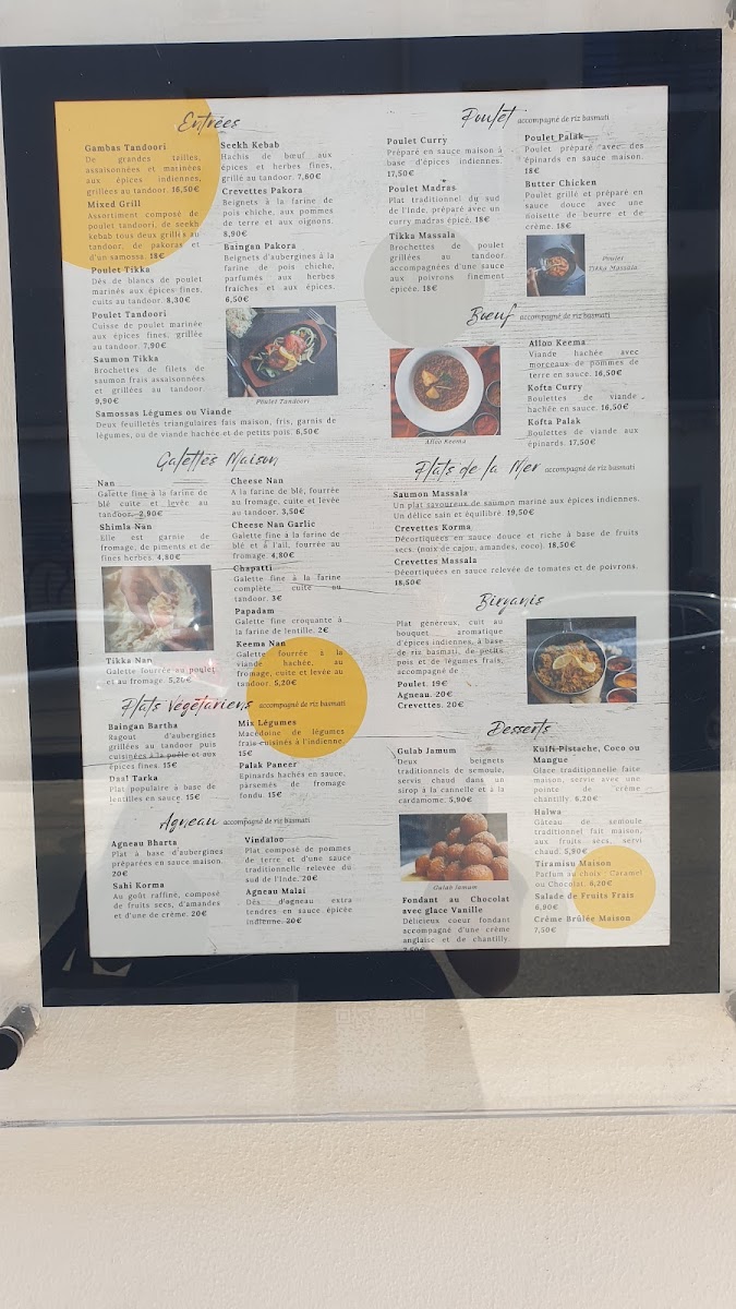Menu Le Shimla - Restaurant Indien & Pakistanais Halal Villeurbanne-1
