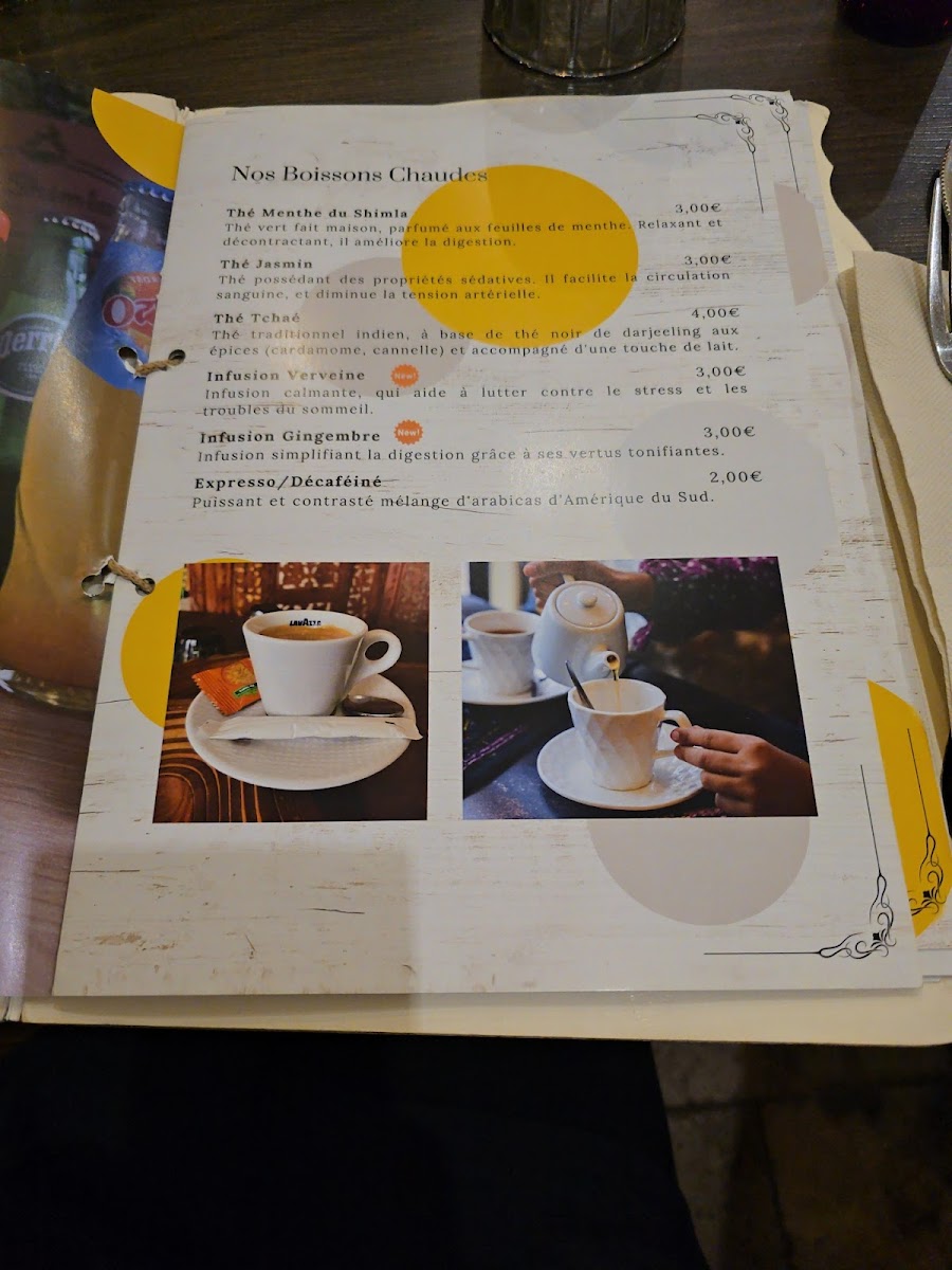 Menu Le Shimla - Restaurant Indien & Pakistanais Halal Villeurbanne-7