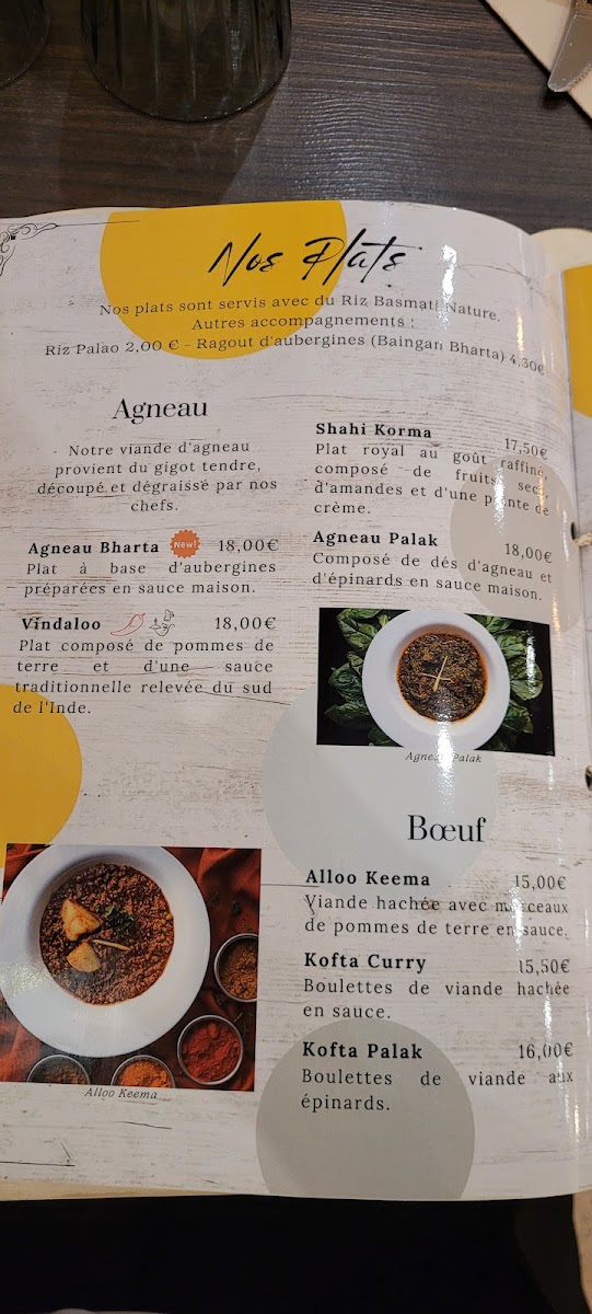 Menu Le Shimla - Restaurant Indien & Pakistanais Halal Villeurbanne-9