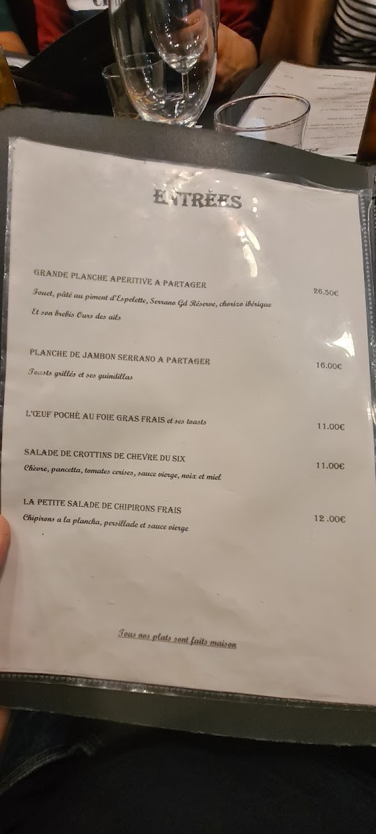 Menu Le Six-4