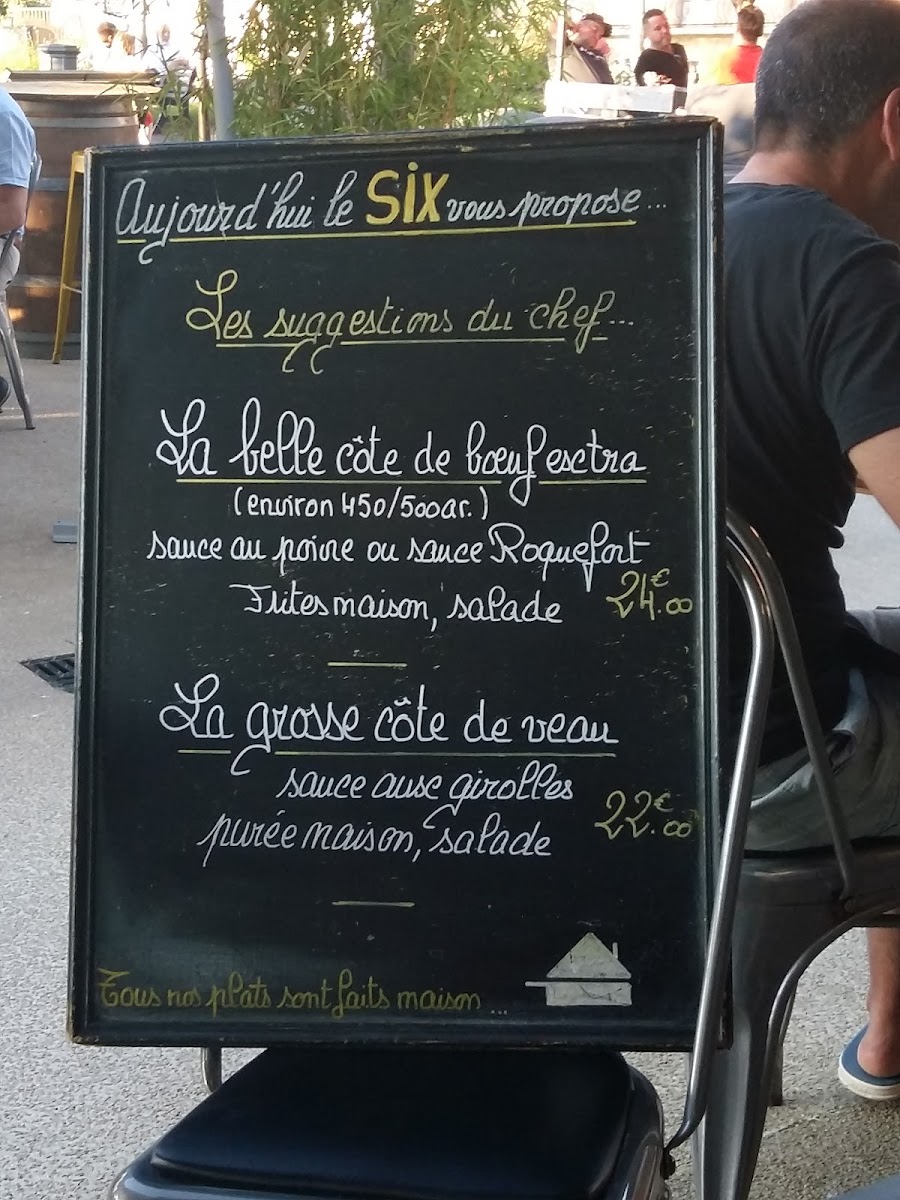 Menu Le Six-9