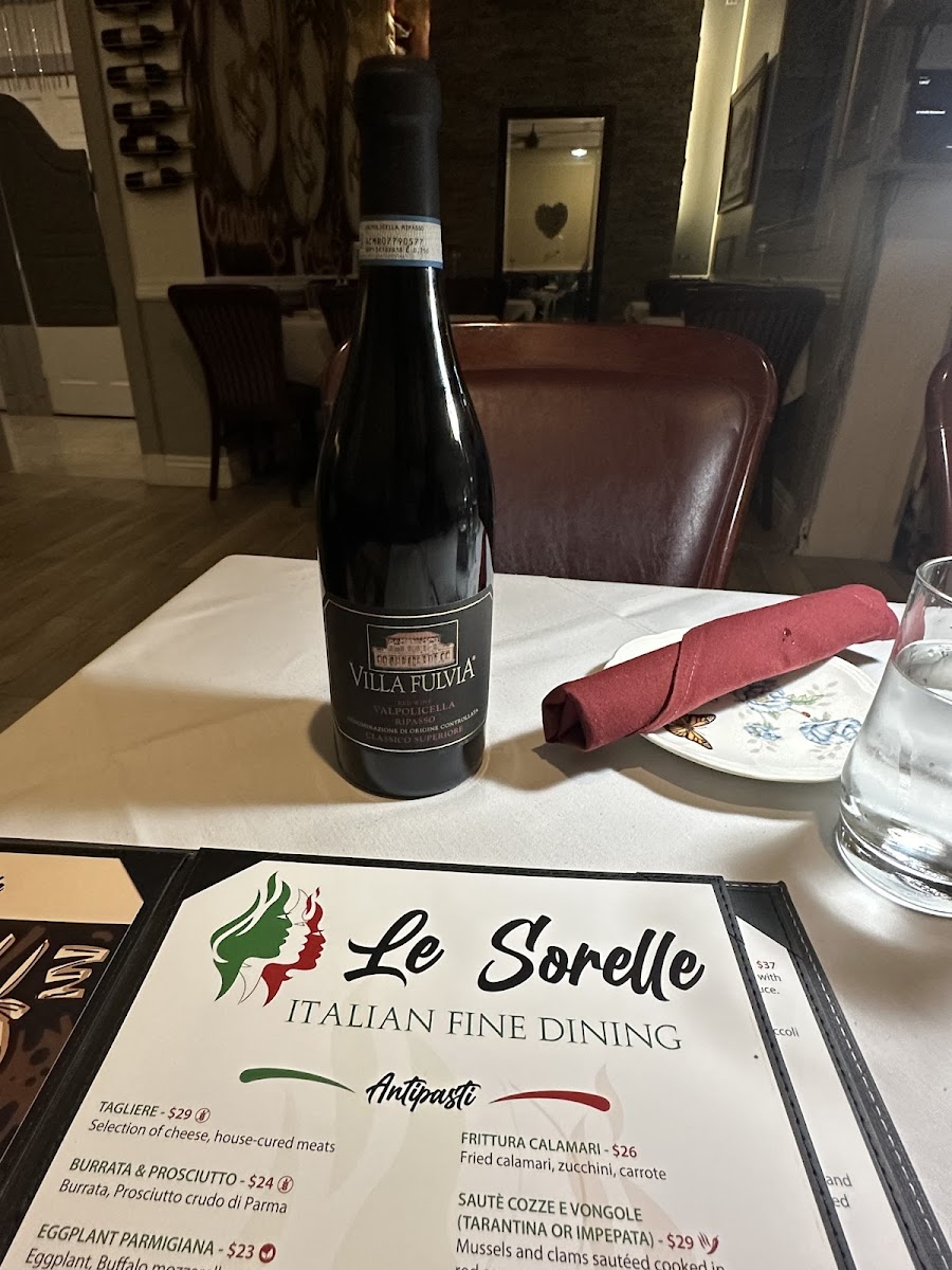Menu Le Sorelle Restaurant Yamato 'the Original'-10