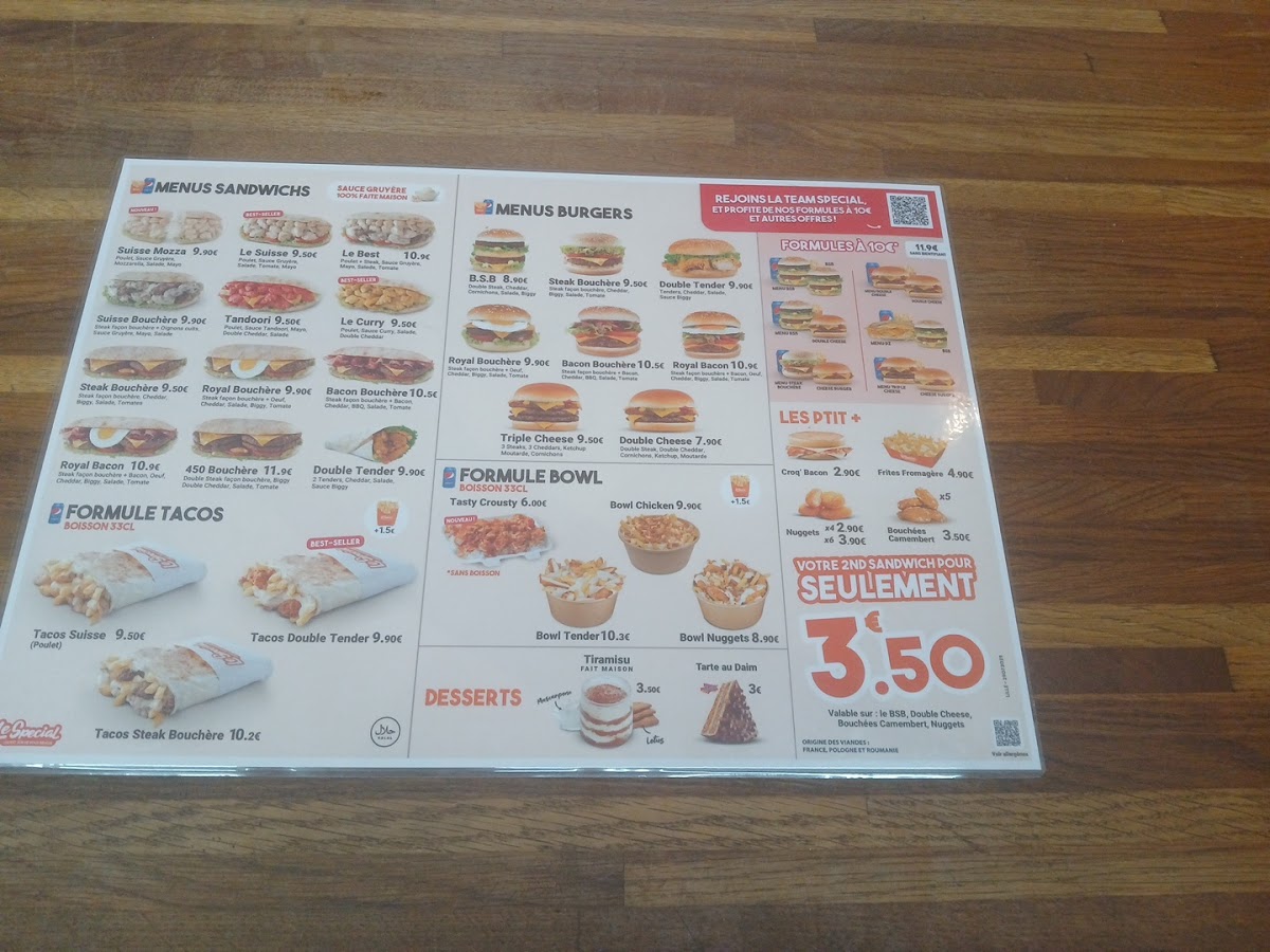 Menu Le Special Restaurant-2