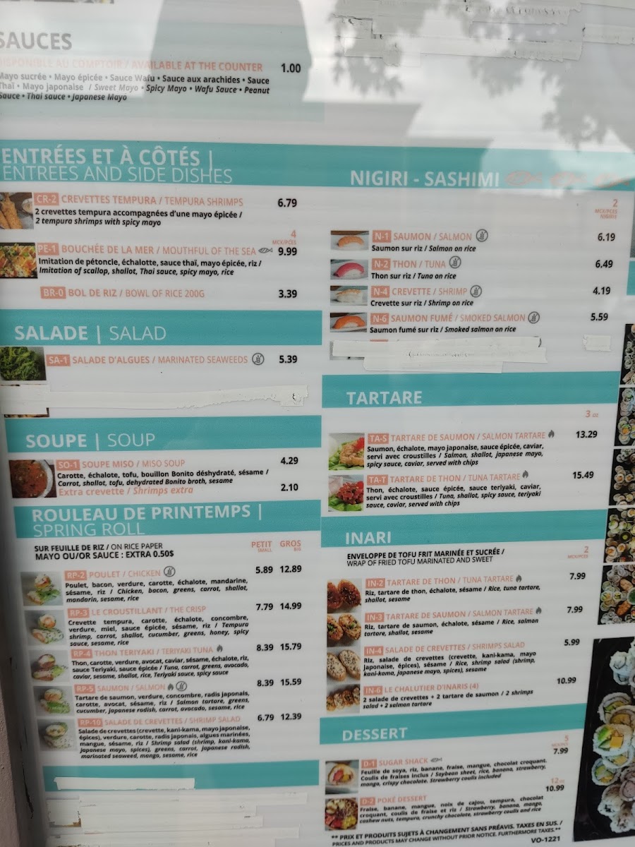 Menu Le Sushi Shack-5