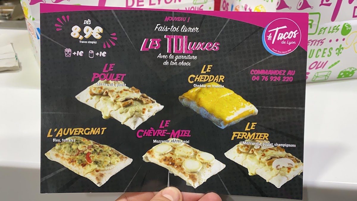 Menu Le Tacos De Lyon - La Luire-4
