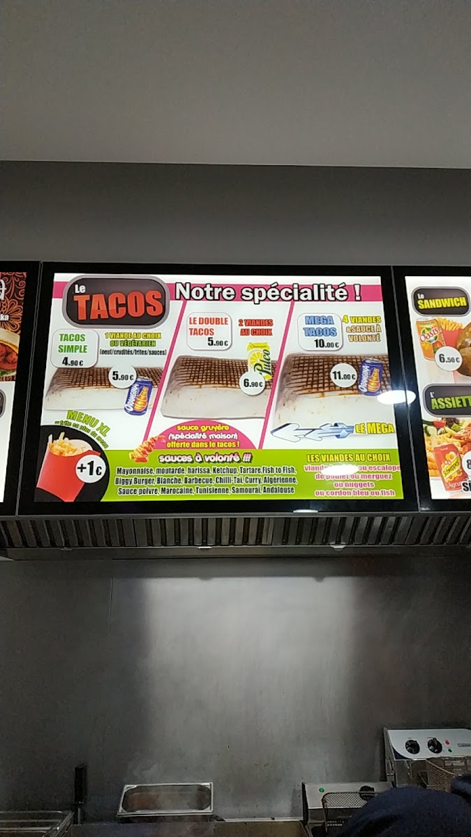 Menu Le Tacos De Lyon - La Luire-5
