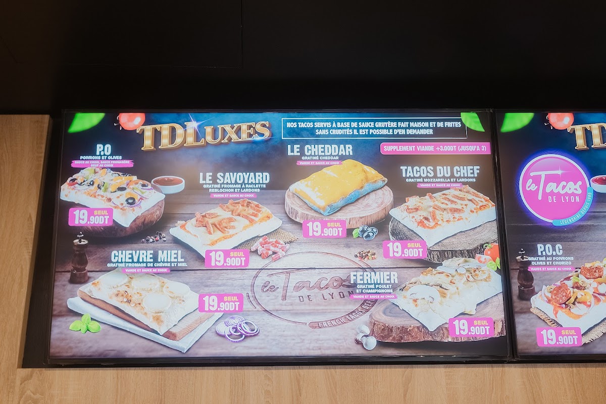 Menu Le Tacos De Lyon - Marie Curie-2