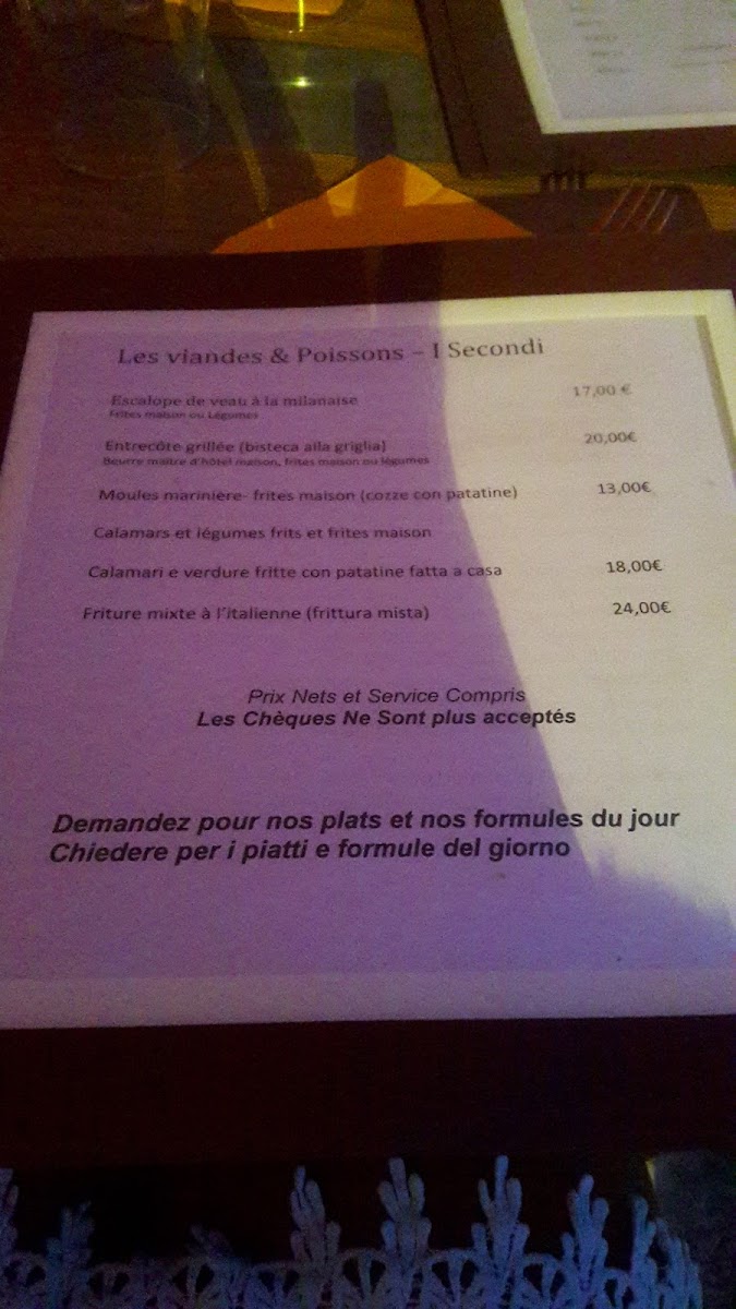 Menu Le Tagliatelle-10