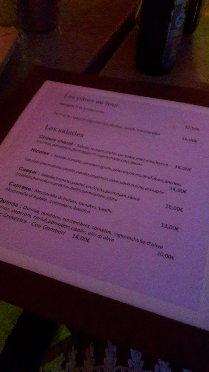 Menu Le Tagliatelle-9