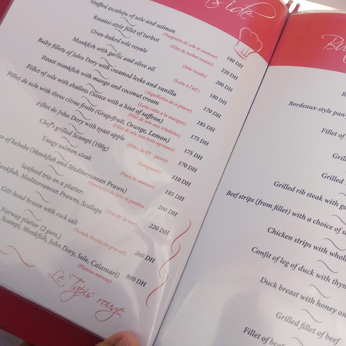 Menu Le Tapis Rouge By Little Norway-6