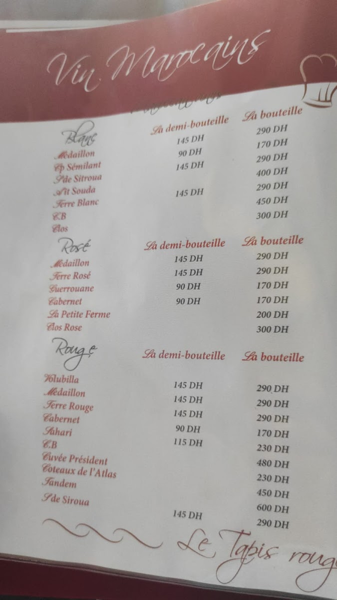 Menu Le Tapis Rouge By Little Norway-8