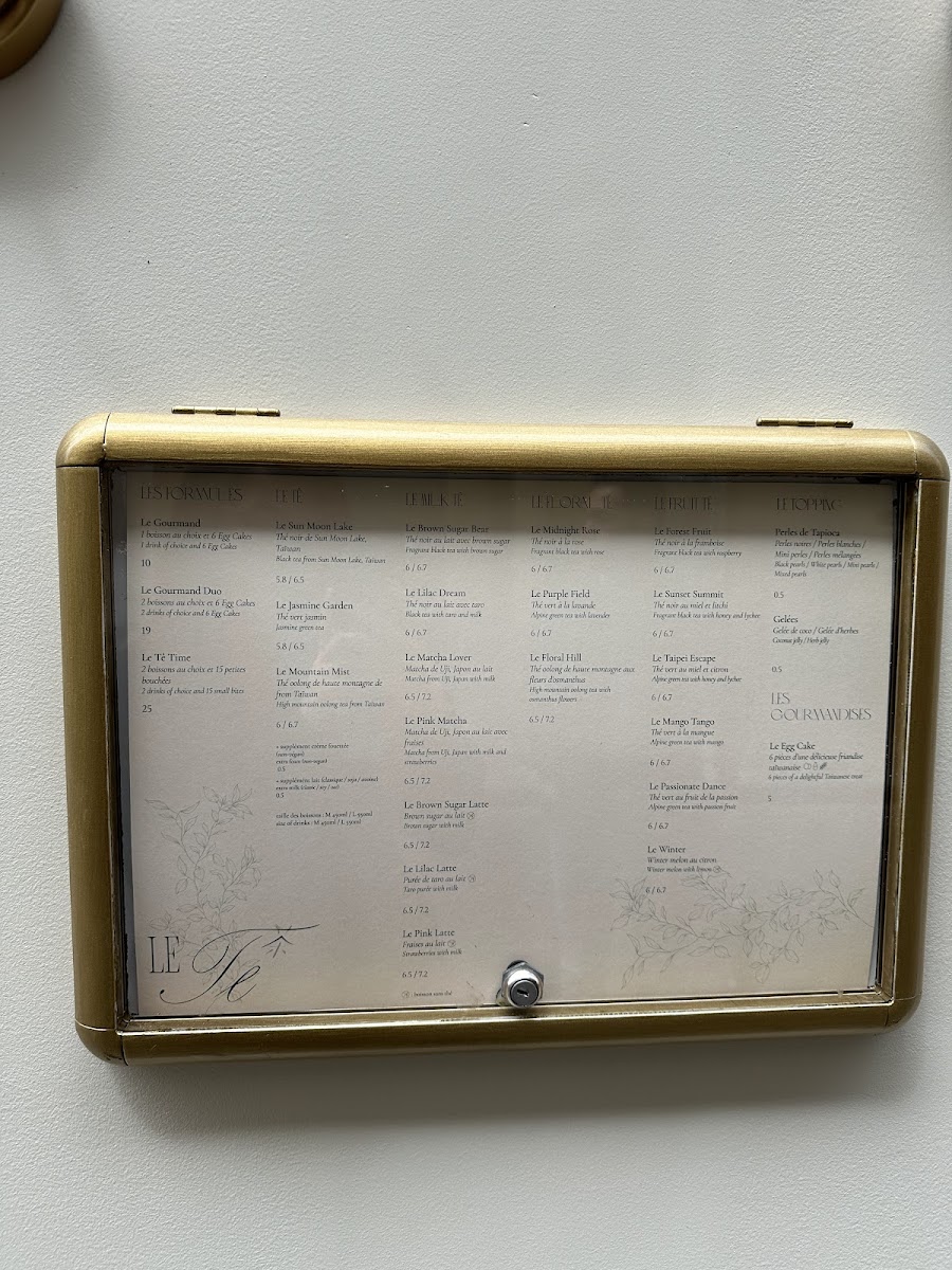 Menu Le Tê-8