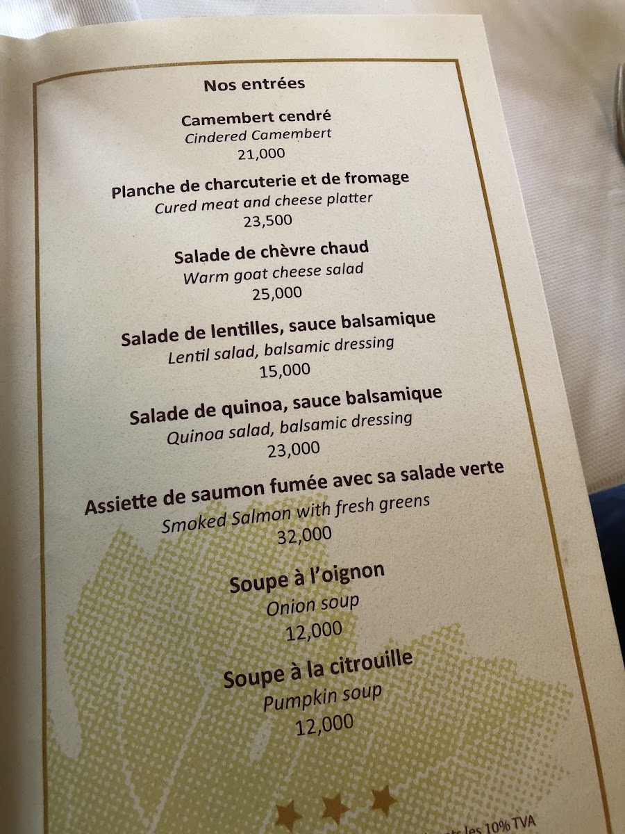 Menu Le Telegraphe De Belle Vue-3