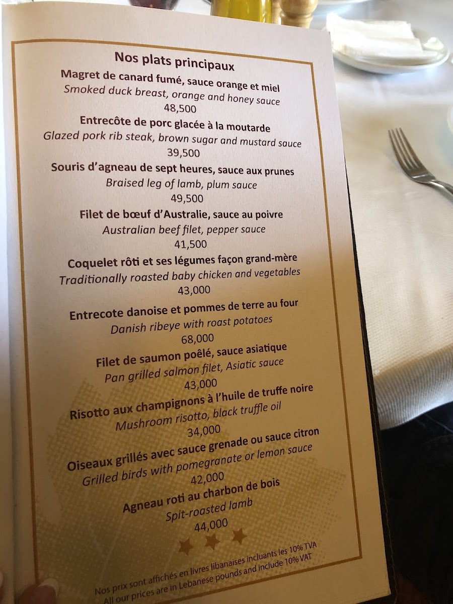 Menu Le Telegraphe De Belle Vue-4