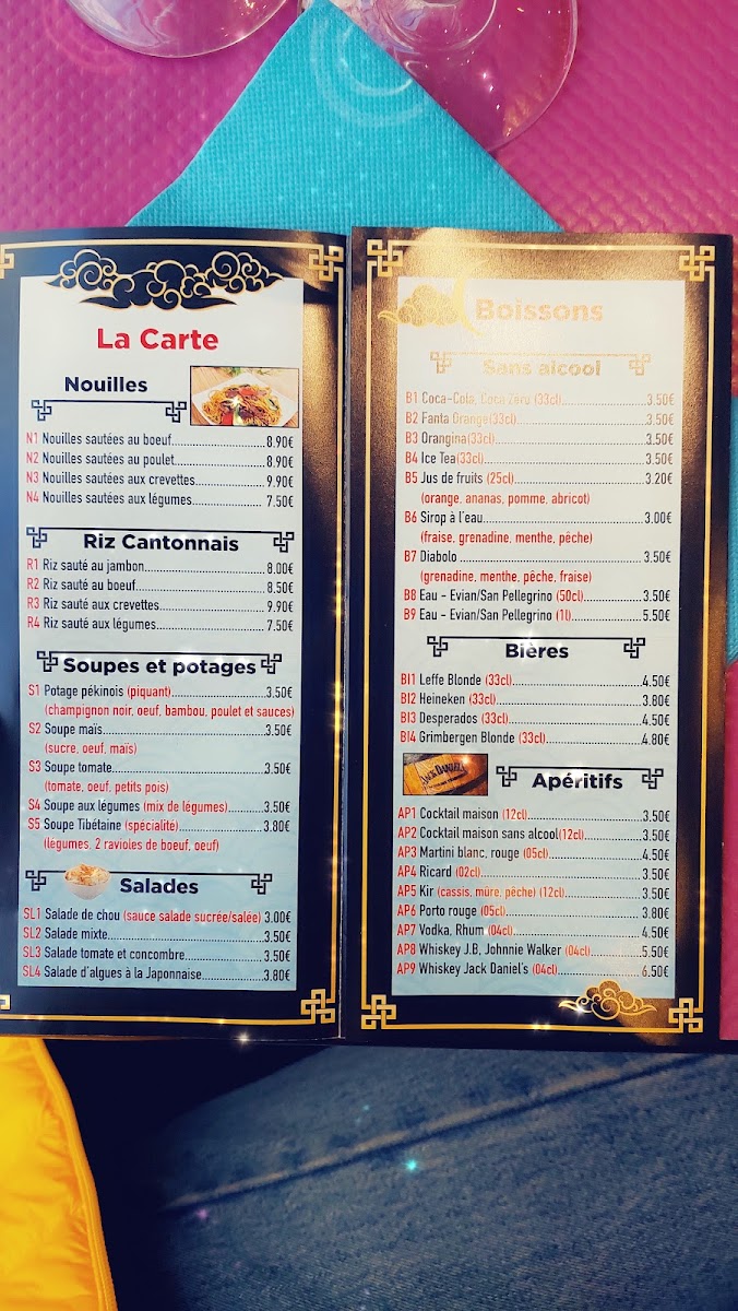 Menu Le Tibet Restaurant Spécialités Asiatiques-6