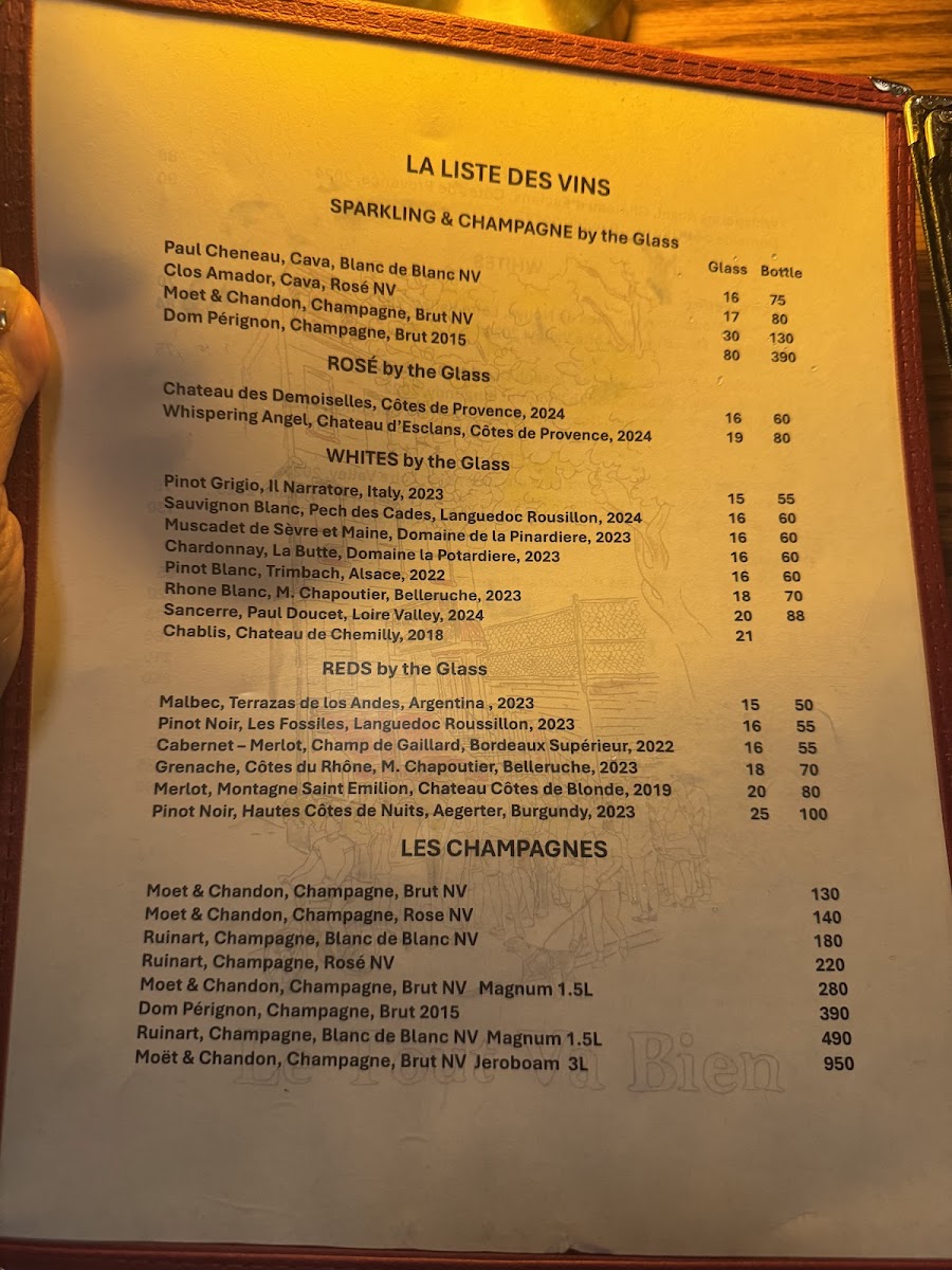 Menu Le Tout Va Bien - French Restaurant-5