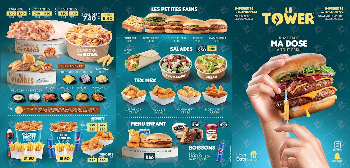Menu Le Tower-1
