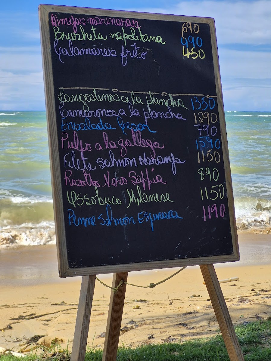 Menu Le Tre Caravelle-1