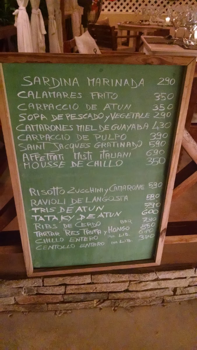 Menu Le Tre Caravelle-10
