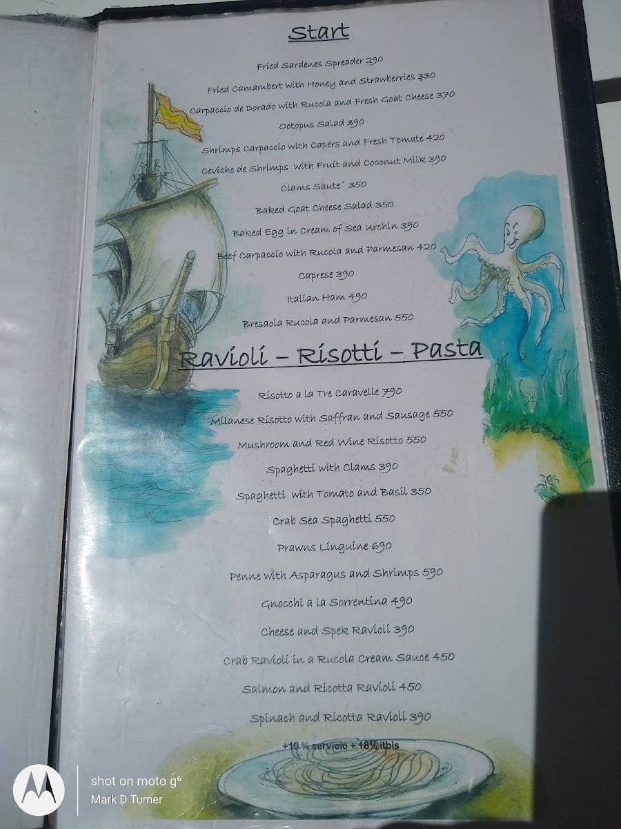 Menu Le Tre Caravelle-4