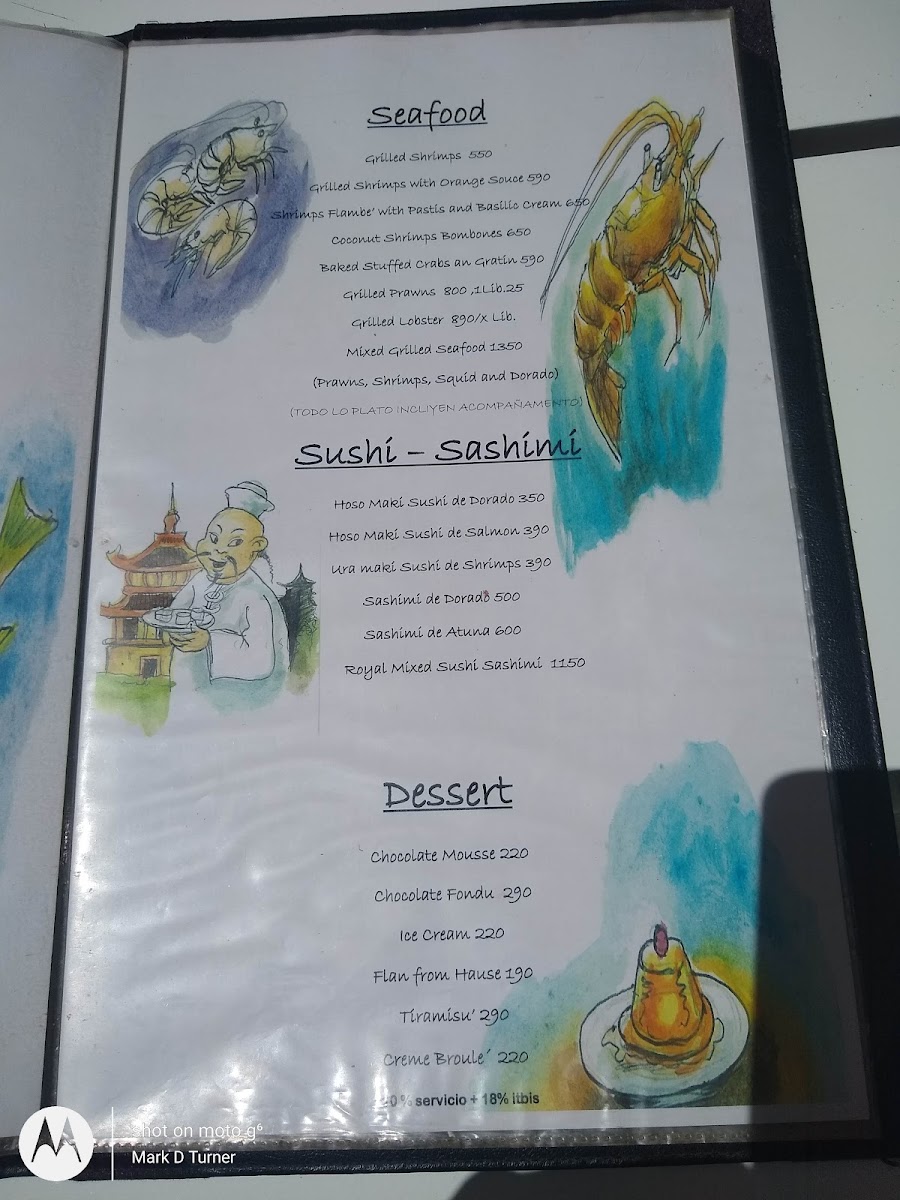 Menu Le Tre Caravelle-5