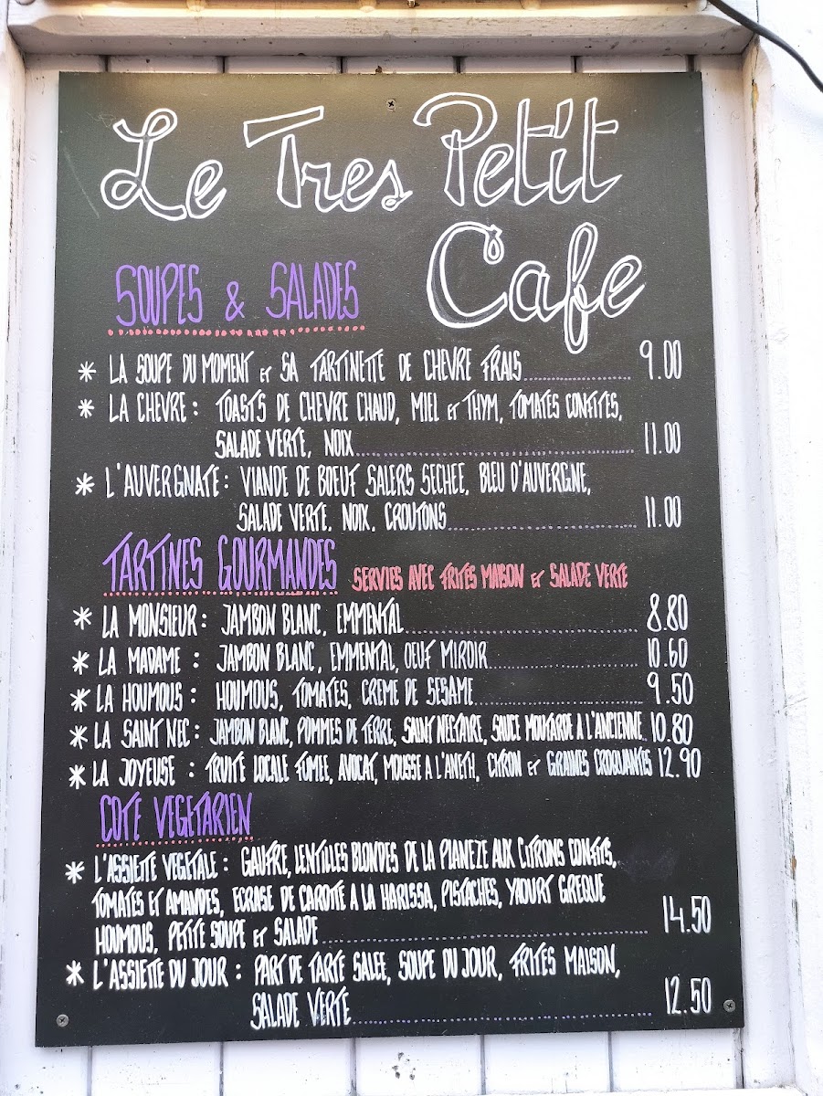 Menu Le Très Petit Café-2