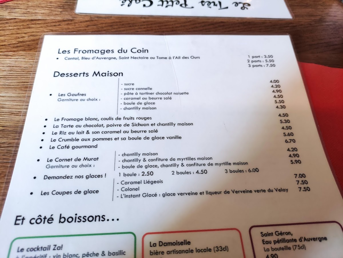Menu Le Très Petit Café-7