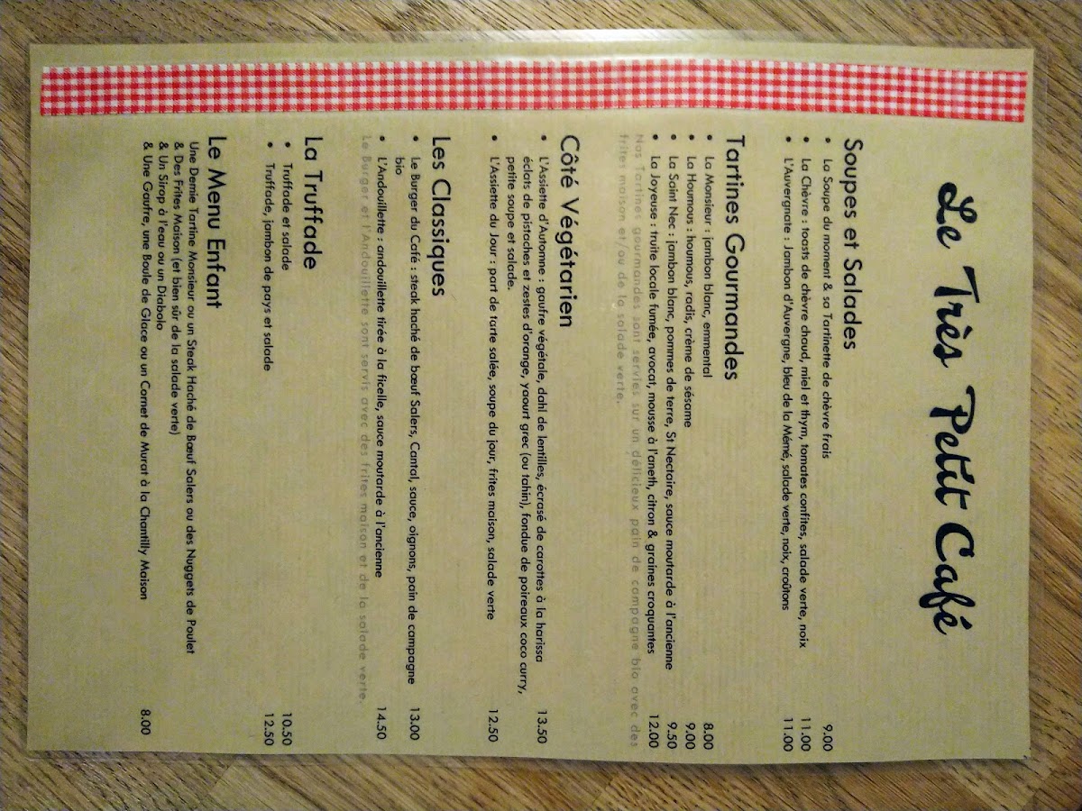 Menu Le Très Petit Café-8