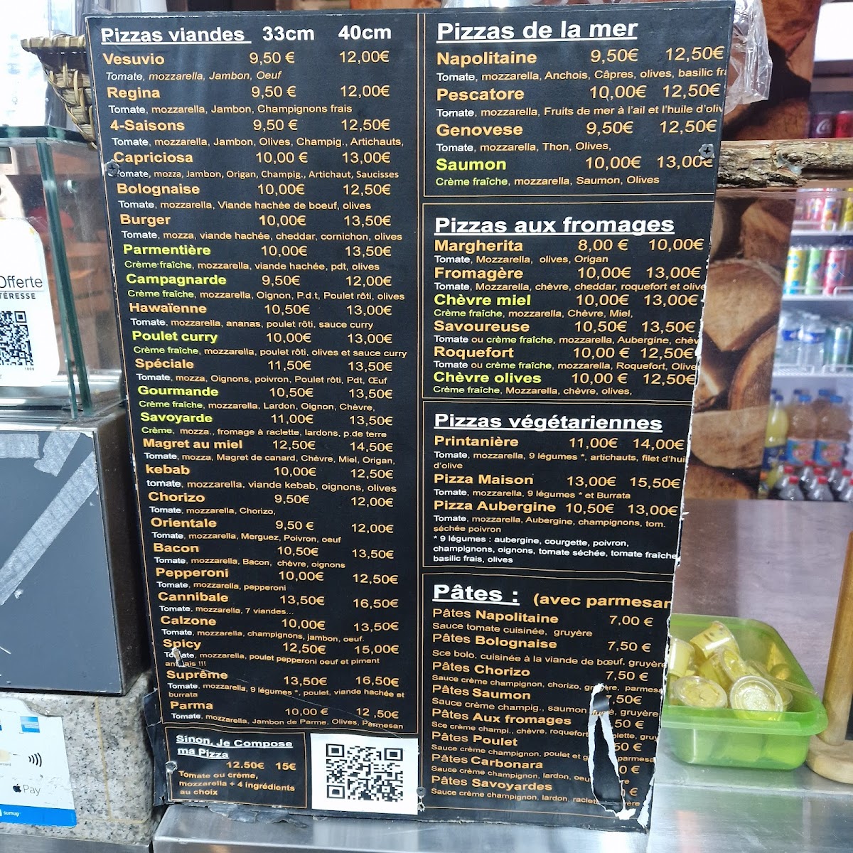 Menu Le Vesuvio Pizza Au Feu De Bois-2