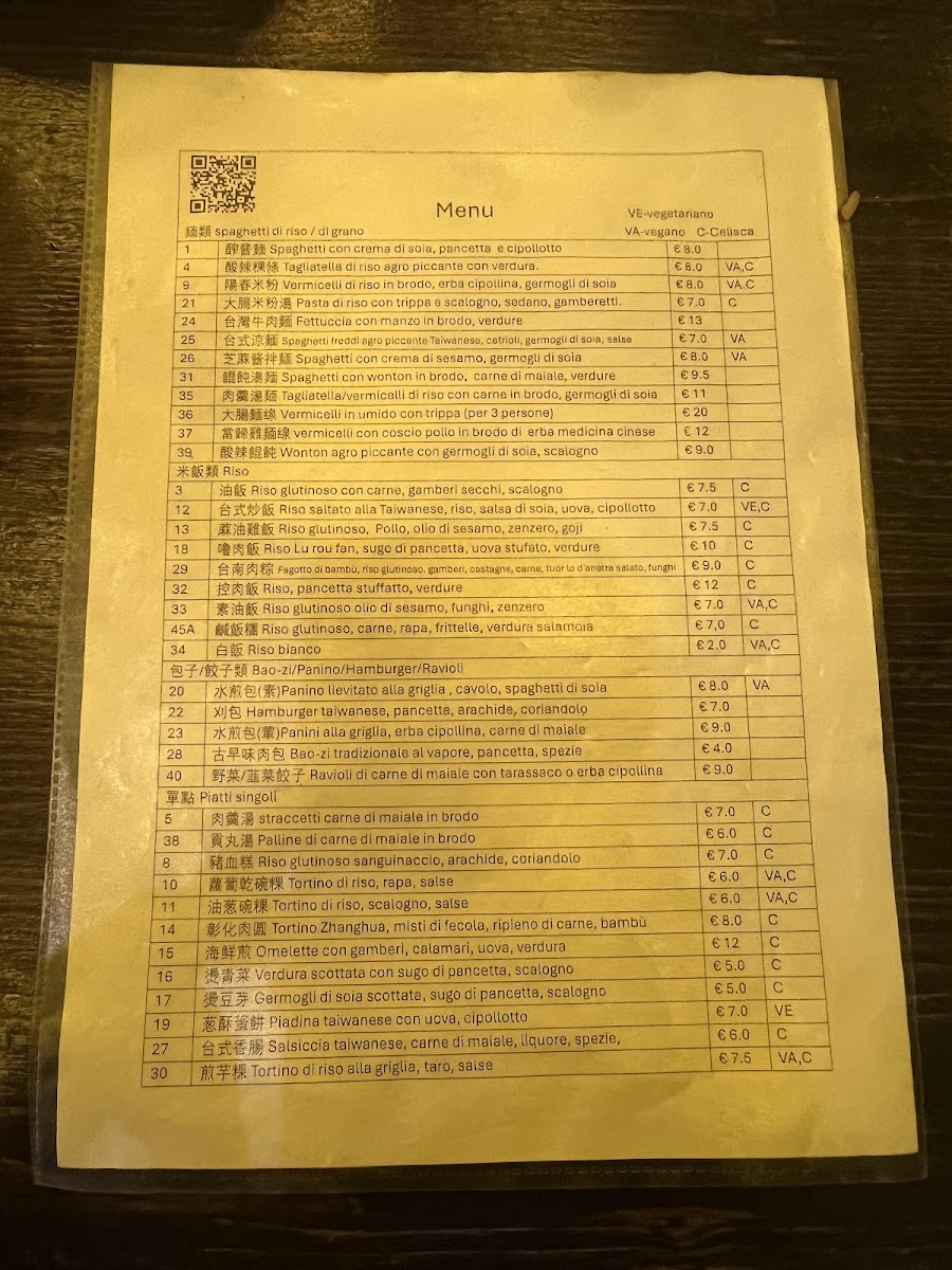 Menu 台北街頭 Le Vie Di Taipei-1