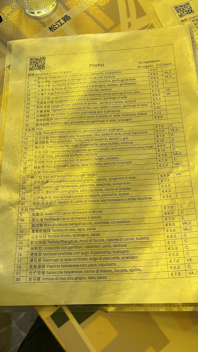 Menu 台北街頭 Le Vie Di Taipei-2
